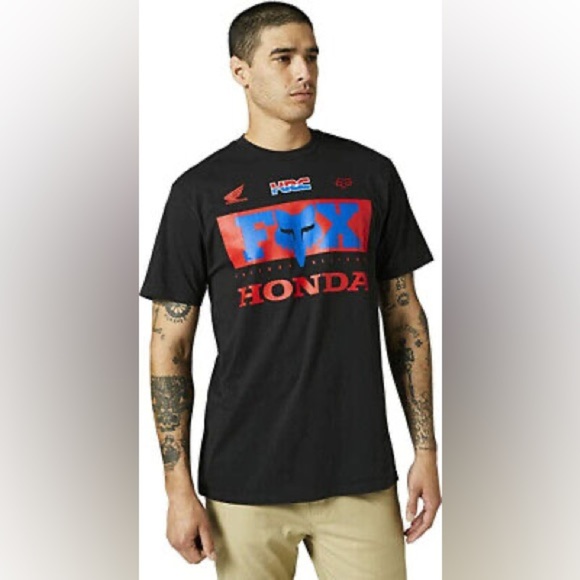 Fox Racing Men's Honda Tee Short Sleeve Premium Tee MX ATV DIRTBIKE Size XL - Picture 1 of 6